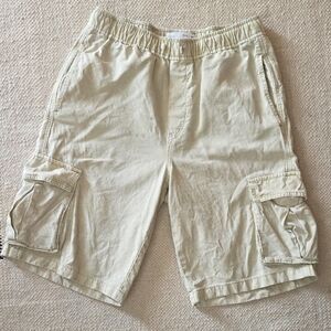Zara Boy's Light Tan Cargo Shorts